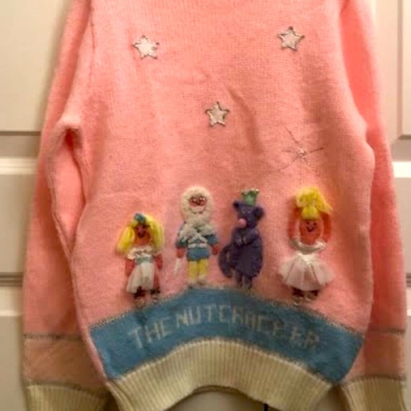 Vintage HARLEQUIN DESIGNS Cynthia McKinney THE NUTCRACKER Ballet Sweater 6 - Picture 3 of 7